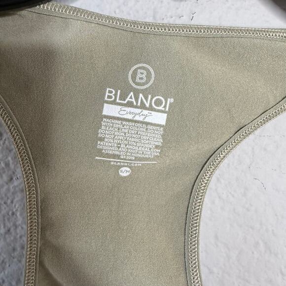 BLANQI Maternity Racerback Tank Dress - Moss size S/M - Picture 3 of 4